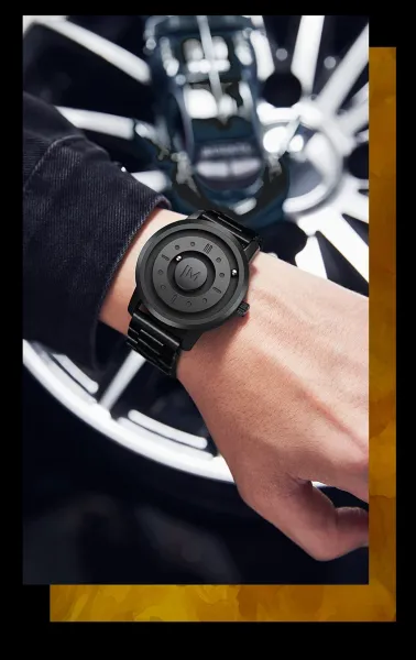Design JM K1 (158) Black Quartz Watch Watches - 17