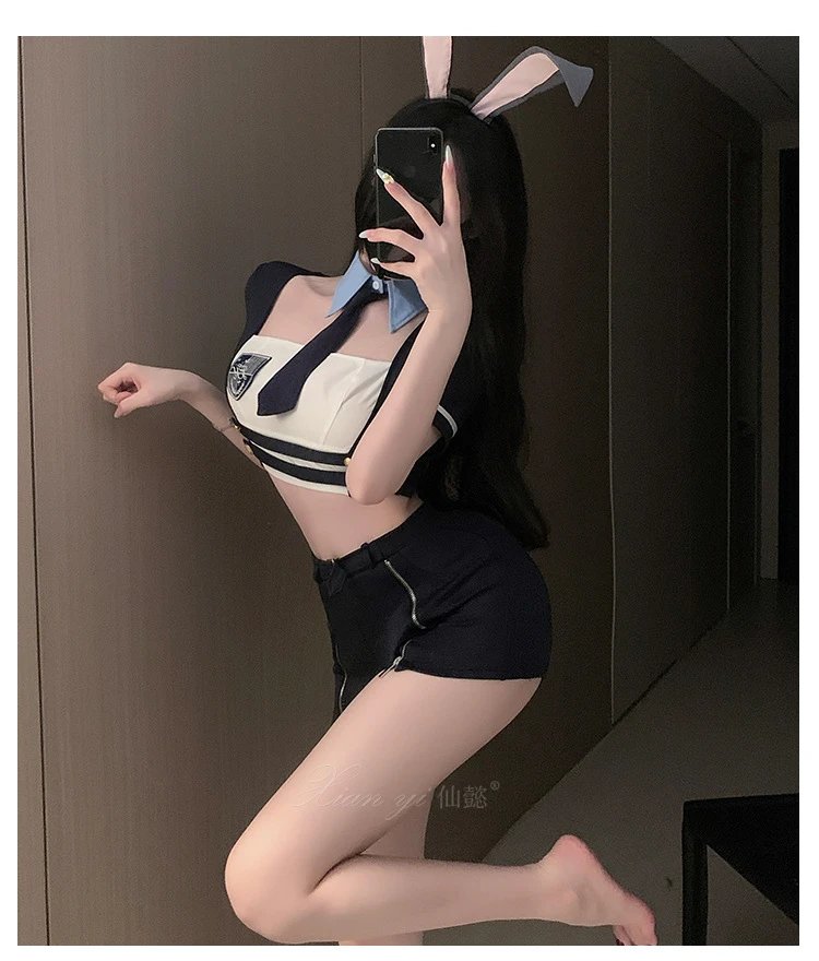 Design Bunny Ear Sailor Set Deep Blue - 10