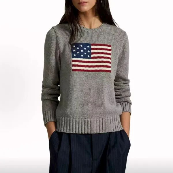 Polo Ralph Lauren Flag Sweater Navy - 3