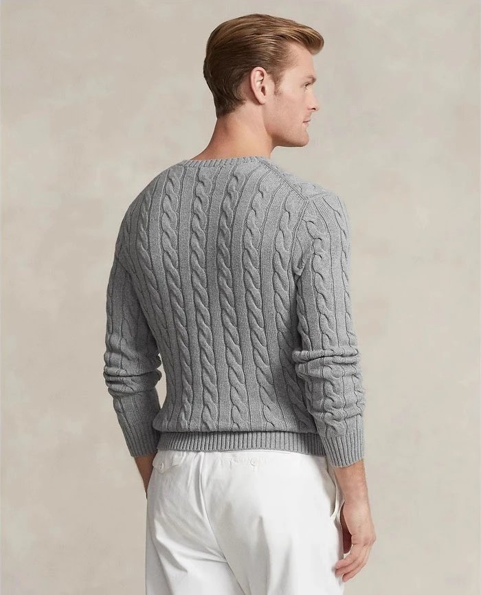Polo Ralph Lauren Cable Knit Sweater Black - 9