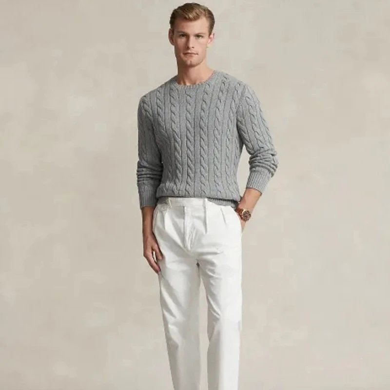 Polo Ralph Lauren Cable Knit Sweater Black - 11