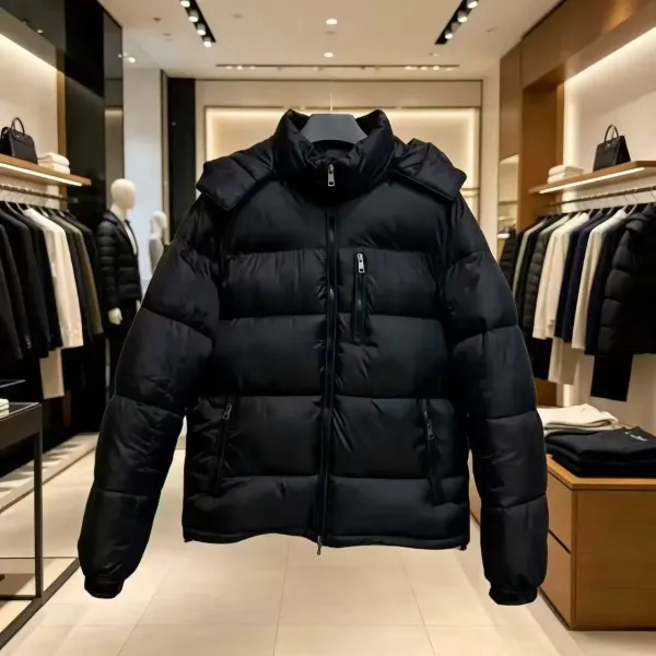 Moncler Down Jacket Navy Blue - 7
