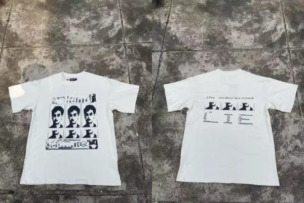 Design EIRID Graphic Print T-Shirt Blue - 13