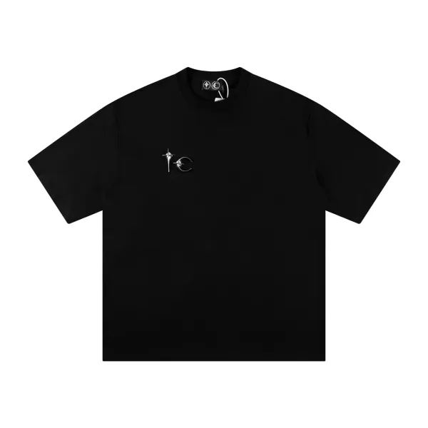 Design Ask Yourself Distressed Tie-Hem T-Shirt White T-Shirts - 22