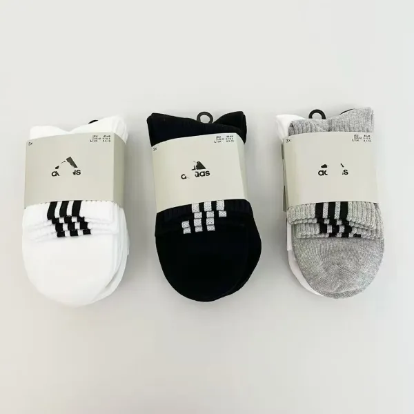 Adidas idas Black Crew Socks - 2