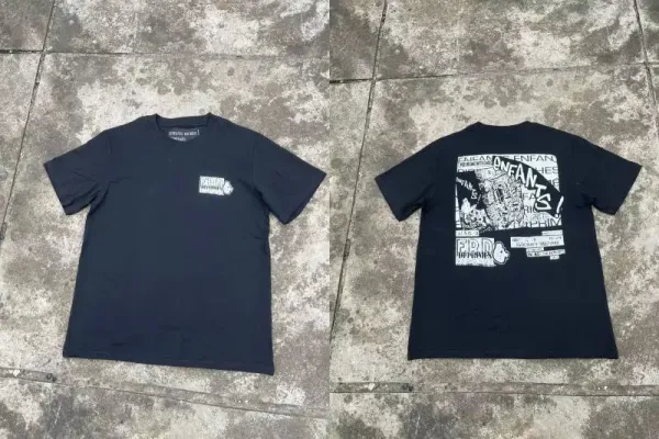 Design EIRID Graphic Print T-Shirt Blue - 16