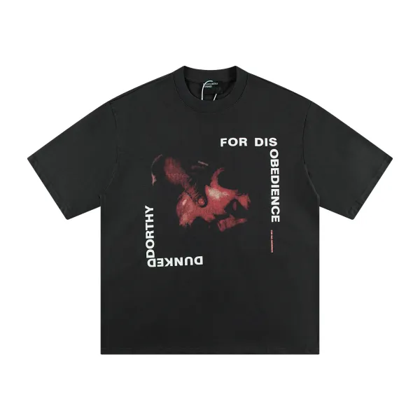 Design Ask Yourself Distressed Tie-Hem T-Shirt White T-Shirts - 30