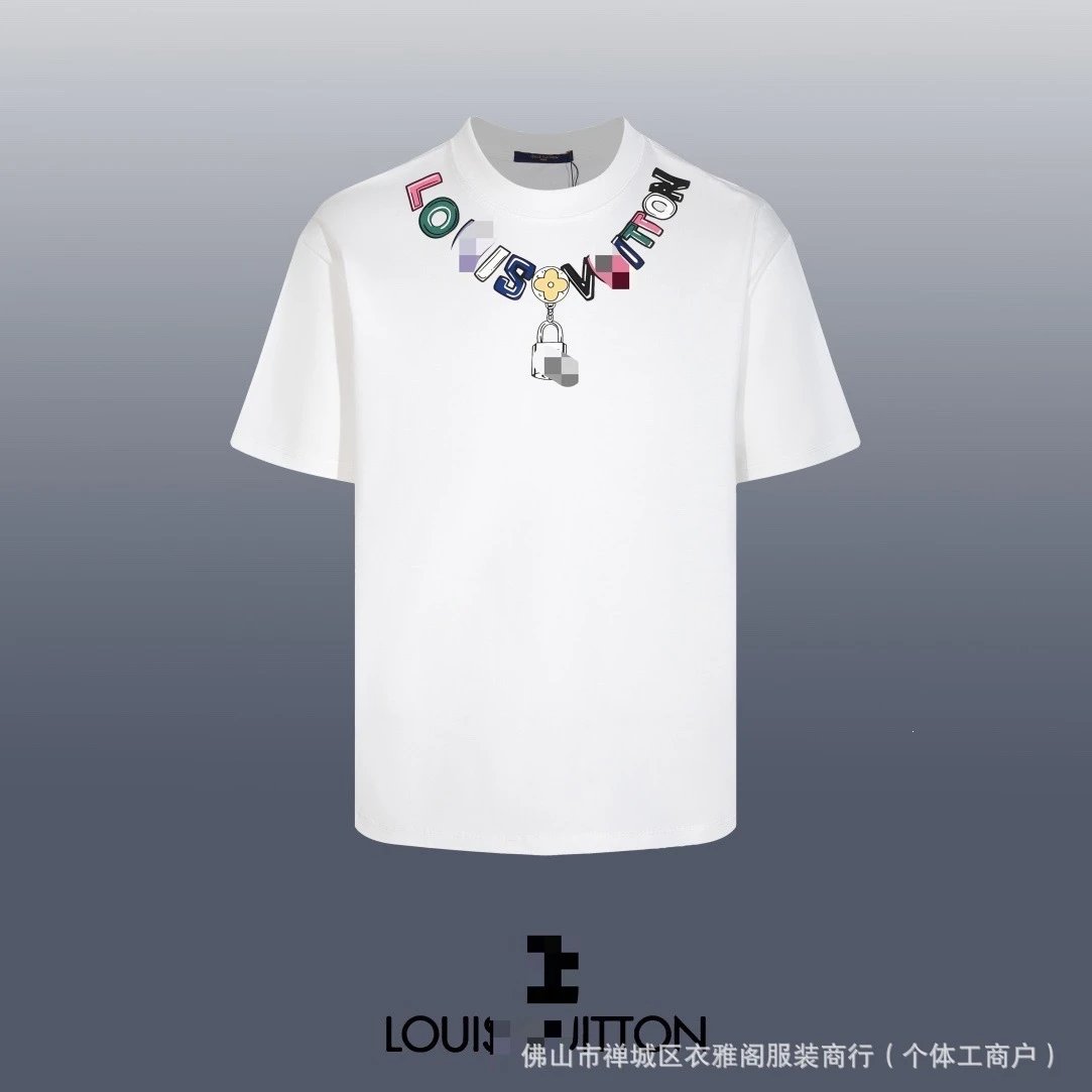 Louis Vuitton Pixelated LV Graphic T-Shirt Black - 8
