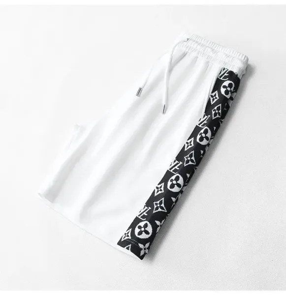Louis Vuitton Monogram Print T-Shirt and Shorts Set Black - 15