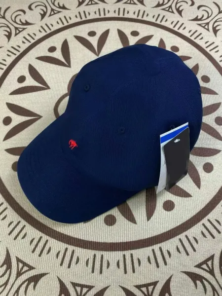 Design Baseball Cap Black with Red Embroidered Logo - 7