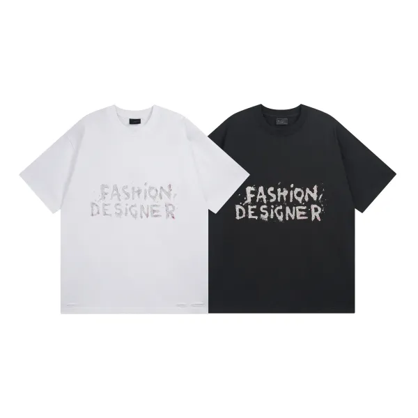 Balenciaga Fashion Designer Black Oversized T-Shirt - 7