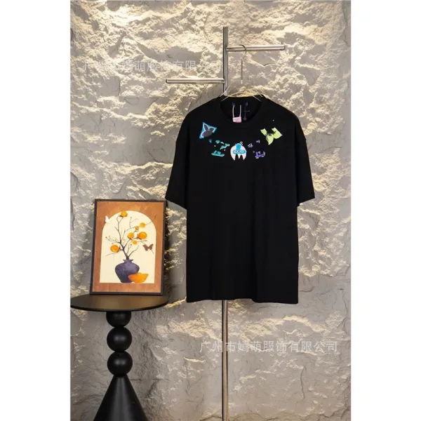 Design Graphic Print Black T-Shirt - 1