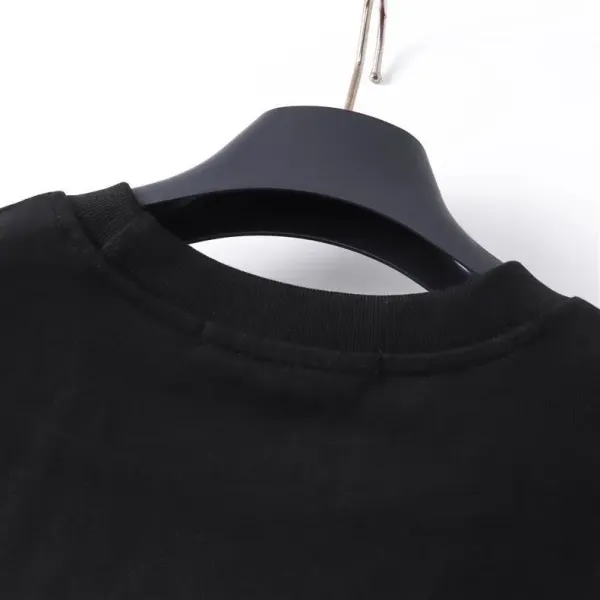 Design Distressed Graphic Print Black T-Shirt Tops.t Shirts - 16