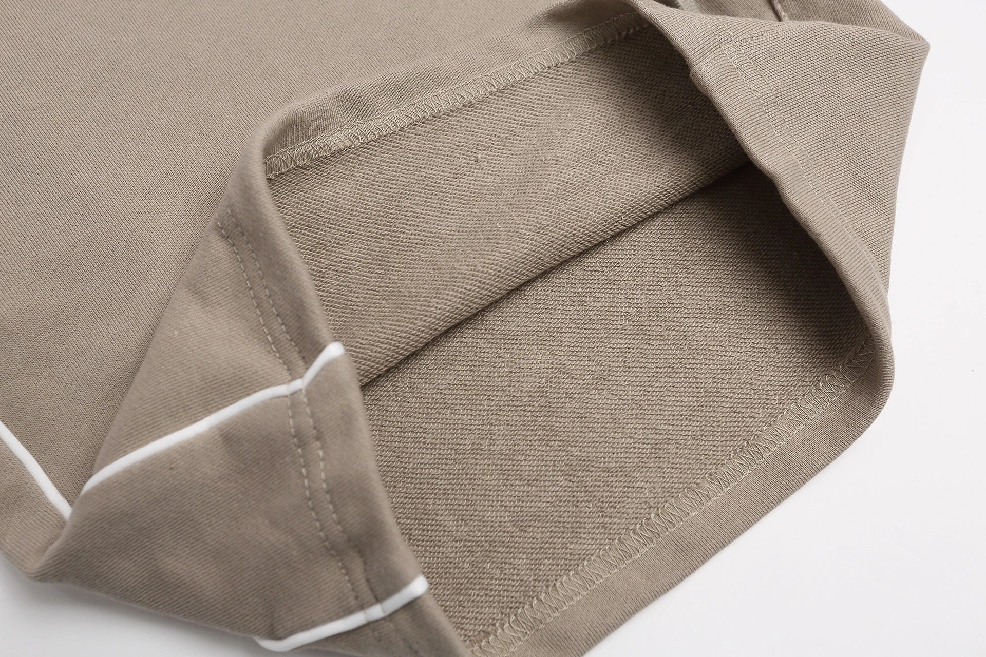 Essentials Drawstring Waist Shorts Beige Shorts - 22