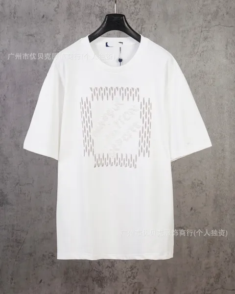 Design Embroidered Logo T-Shirt White - 1