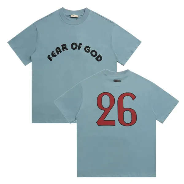 Fear of God Essentials Number 9 Graphic T-Shirt Beige - 15