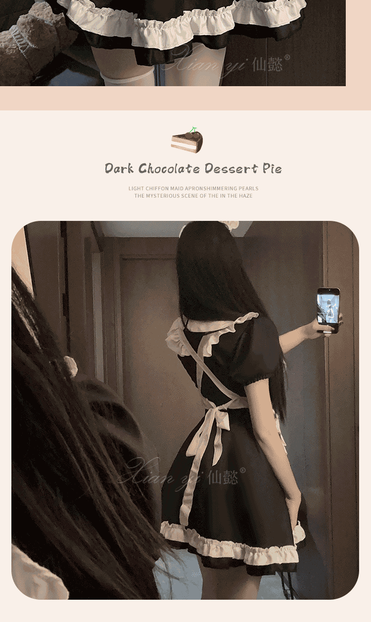 Design Sweetheart MAid Black and White Maid Dress - 12
