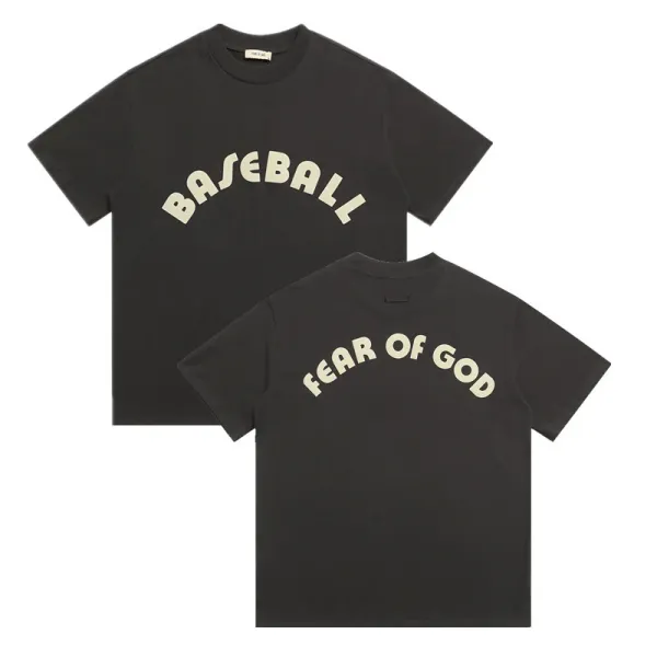Fear of God Essentials Number 9 Graphic T-Shirt Beige - 6