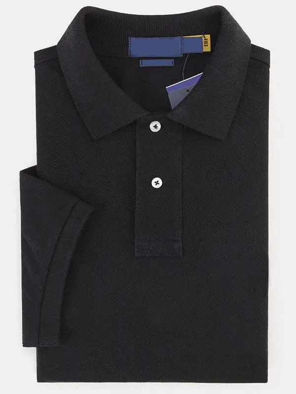 Design Classic Piqué Polo Black Tops.polo - 6