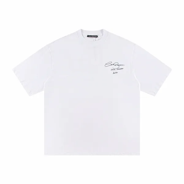 Design Ask Yourself Distressed Tie-Hem T-Shirt White T-Shirts - 34