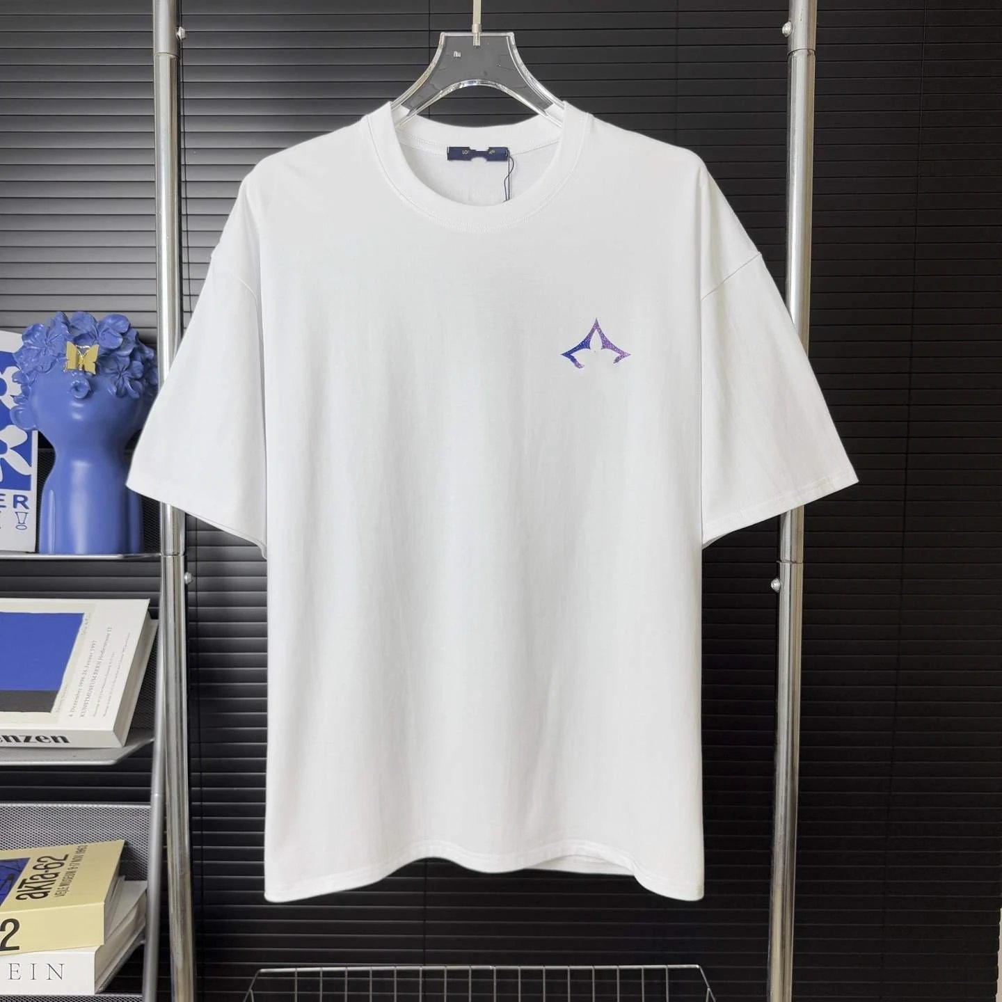 Louis Vuitton Abstract Green Logo T-Shirt White - 29
