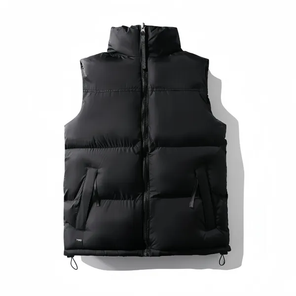 Design Two-Tone Puffer Vest Yellow / Black Outerwear.vest - 11