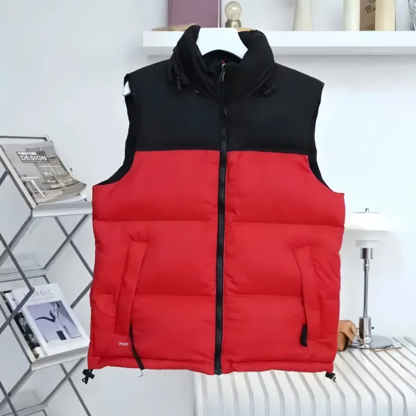 Design Two-Tone Puffer Vest Yellow / Black Outerwear.vest - 12