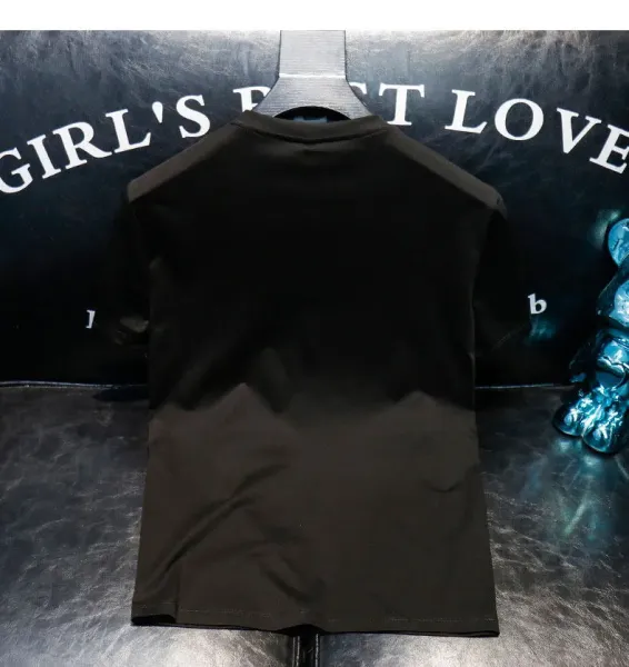 Design Dops Graphic Embellished Black T-Shirt - 10