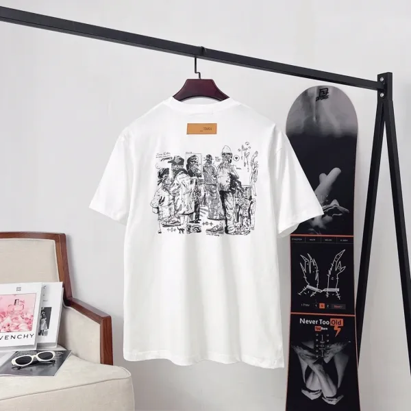 Loewe Graphic Print T-Shirt White - 11