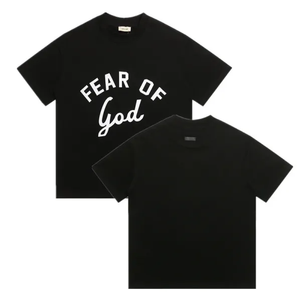 Fear of God Essentials Number 9 Graphic T-Shirt Beige - 12