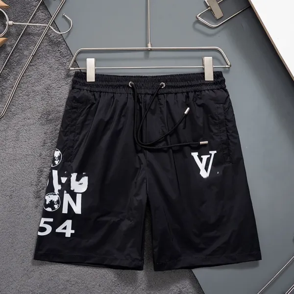 Valentino V Logo Print Swim Shorts Black - 1