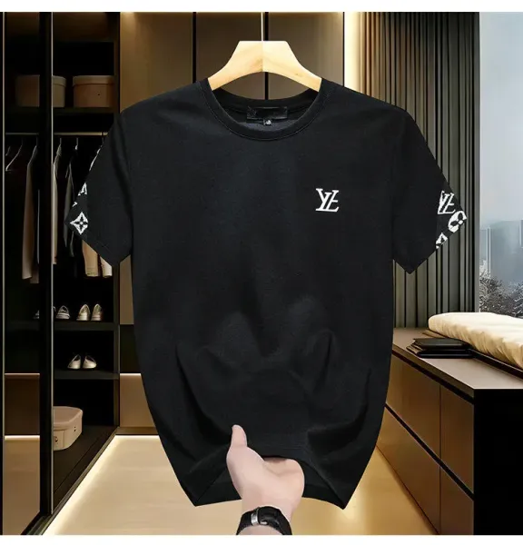 Louis Vuitton Monogram Print T-Shirt and Shorts Set Black - 6