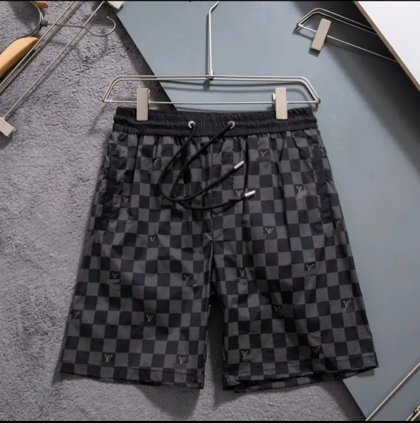 Louis Vuitton Damier Graphite Checkered Shorts Black / Gray - 1