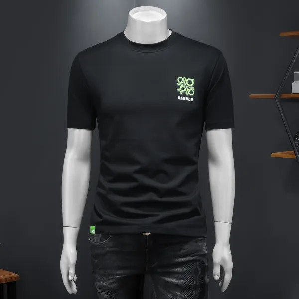 Design NEARLY Graphic Logo Black T-Shirt T-Shirts - 1