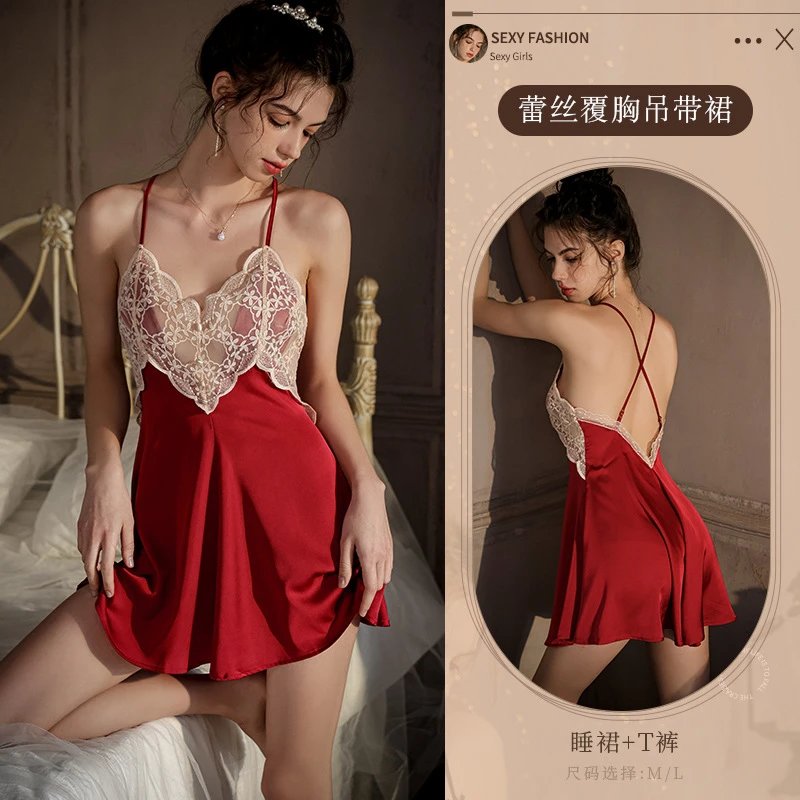 红色睡裙