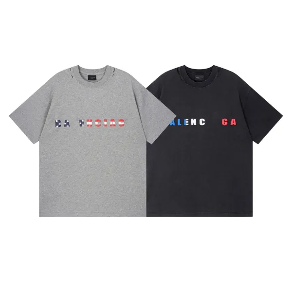 Balenciaga Fashion Designer Black Oversized T-Shirt - 4