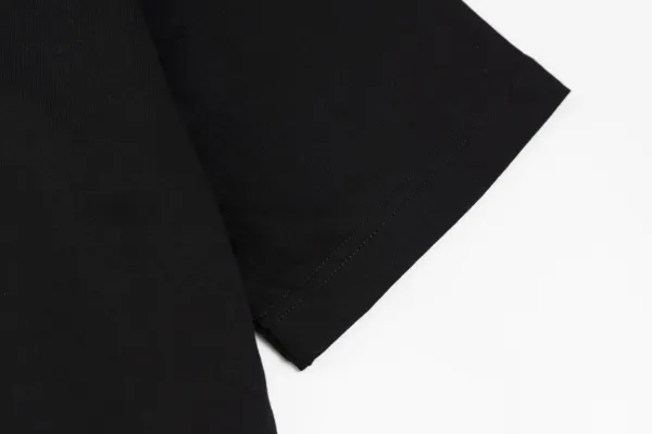Prada Rad Milano Black Embroidered T-Shirt - 41