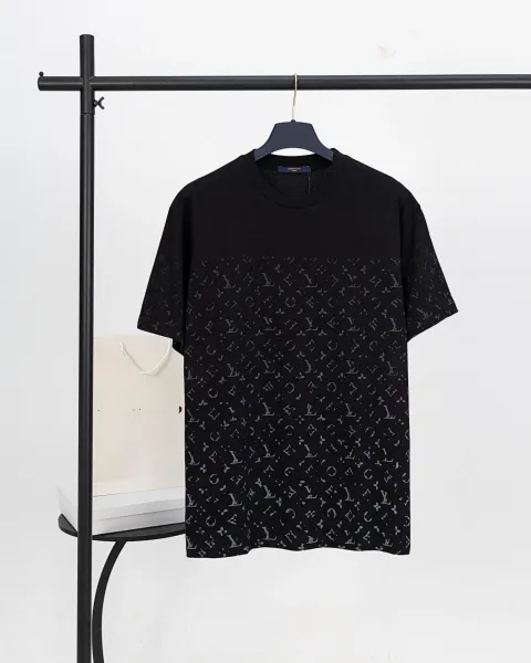 Louis Vuitton Monogram Gradient Print T-Shirt Navy - 3