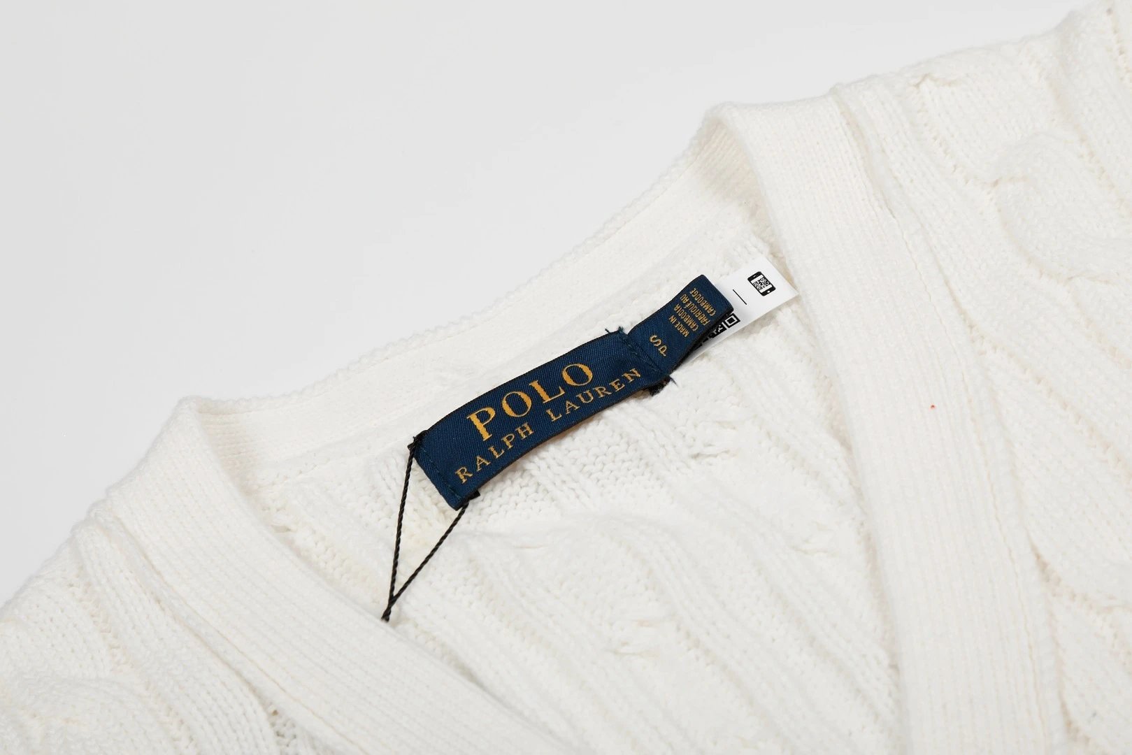 Polo Ralph Lauren Cable Knit V-Neck Vest Red - 5