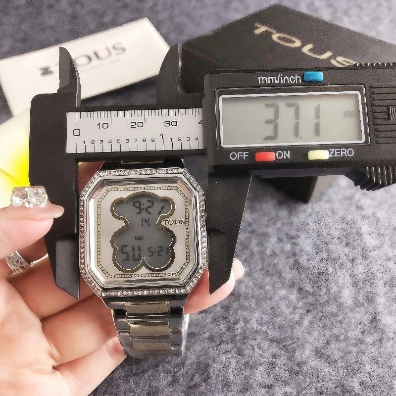 Design TOUS Bear Digital Watch Gold Crystal-Embellished Smartwatch Watches - 16