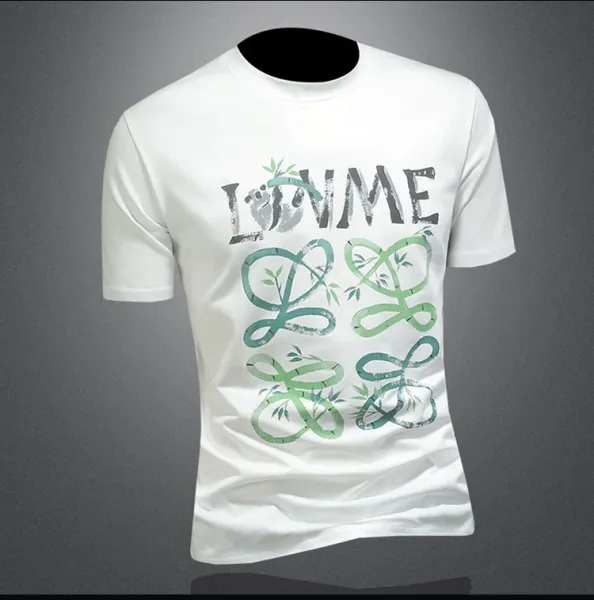 Design Love Bamboo Graphic T-Shirt Black - 11