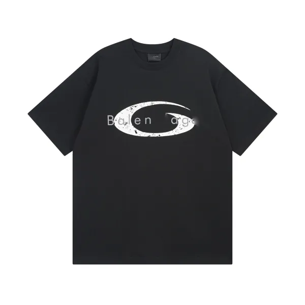 Balenciaga Fashion Designer Black Oversized T-Shirt - 11