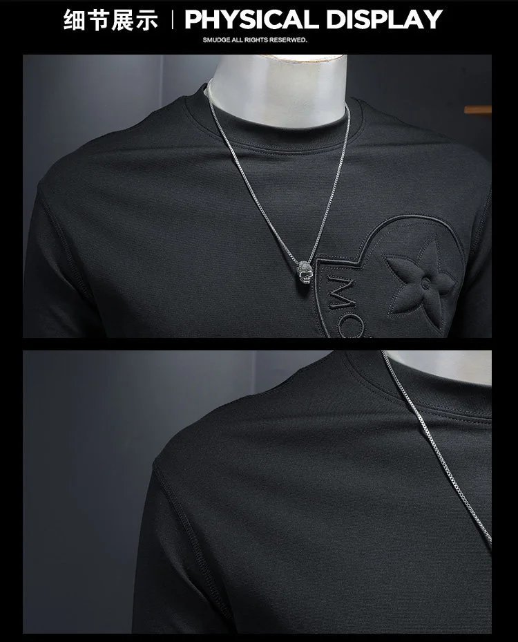 Moncler Logo Embossed White T-Shirt - 12