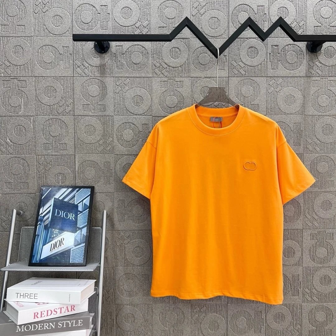 Dior Oblique Logo Orange T-Shirt - 18
