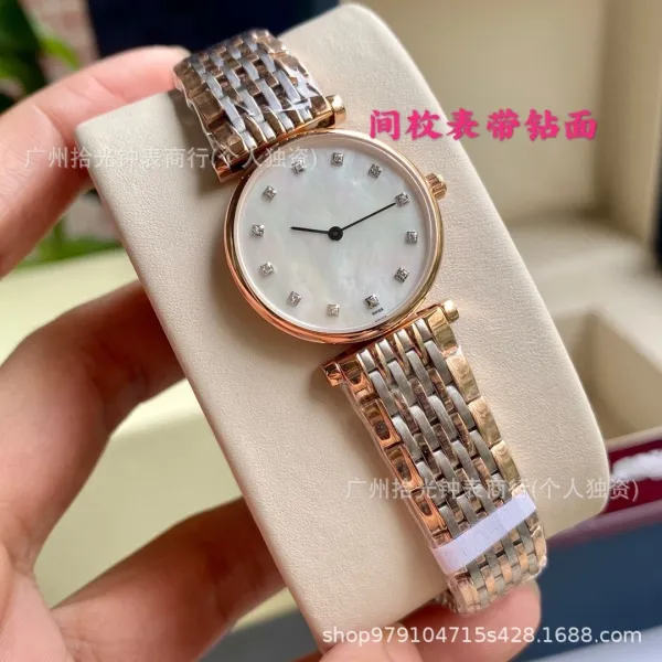 Longines La Grande Classique Mother-of-Pearl Dial Silver Watch Watches - 15