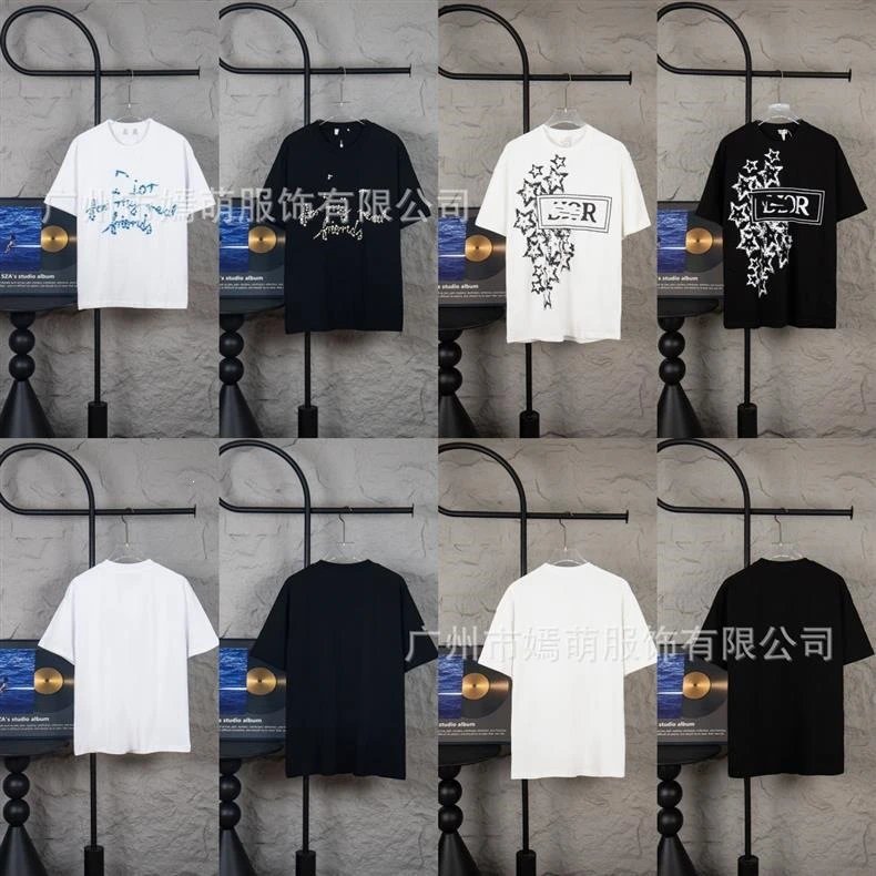 Design Star Print Box Logo T-Shirt Black - 3