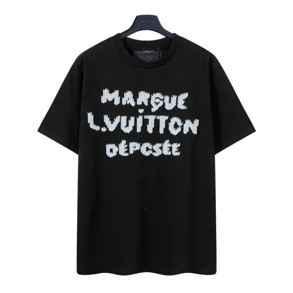 Design Distressed Graphic Print Black T-Shirt Tops.t Shirts - 3