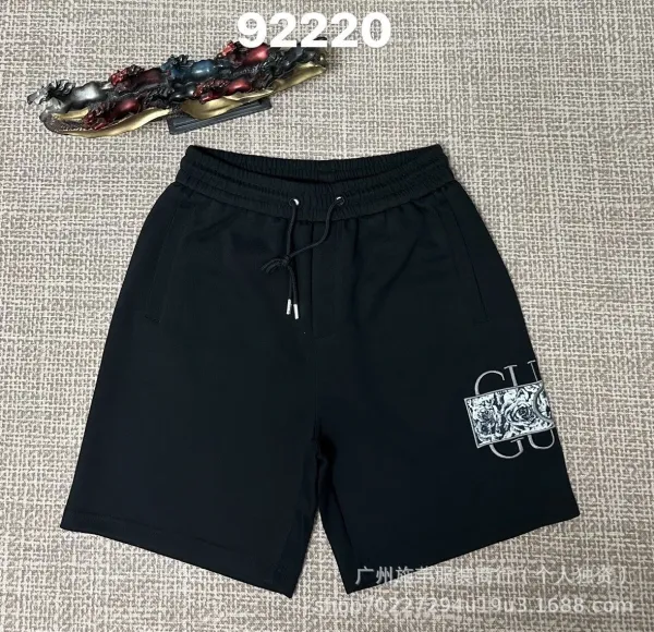 Gucci Floral-Print Logo Shorts Black - 1