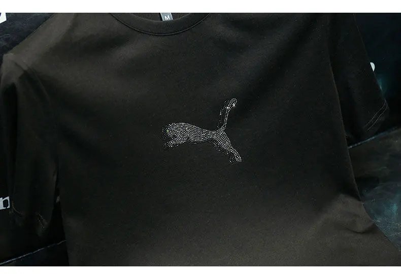 Puma Logo-Embellished White T-Shirt - 15