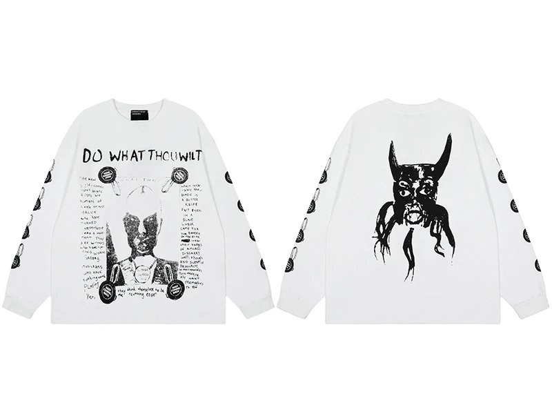 Design Proper-Homemaking 777 Long Sleeve T-Shirt White - 12
